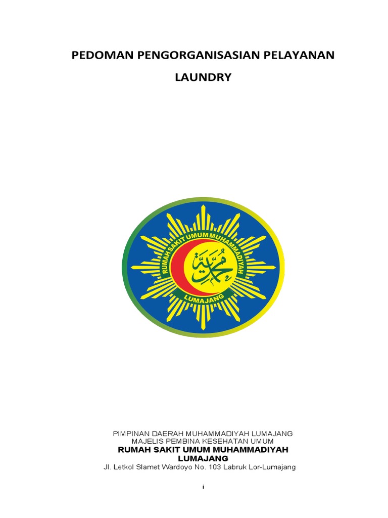 Pedoman Pelayanan Laundry RSU Muhammadiyah | PDF