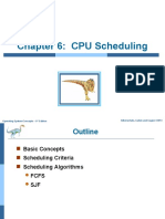 Chapter 6: CPU Scheduling: Silberschatz, Galvin and Gagne ©2013 Operating System Concepts - 9 Edition