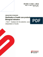 Sterilisation of Health Care Products - Biological Indicators