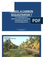Ponds: A Carbon Sequestrator