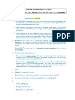 Bbmf2083 Insurance Management Chapter 5 Understand Life Insurance Policy Contracts (Answers)