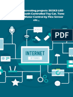 Arduino Interesting Projects 3X3X3 LED CUBE, BLUETOOTH CONTROLLED TOY CAR, TONE GENERATOR, MOTOR CONTROL BY FLEX SENSOR ETC