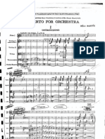 Bela Bartok -Concerto for Orchestra-Full score