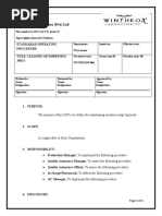 13 SOP Cleaning For Dispensing Area