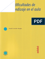 Las Dificultades de Aprendizaje en El Aula