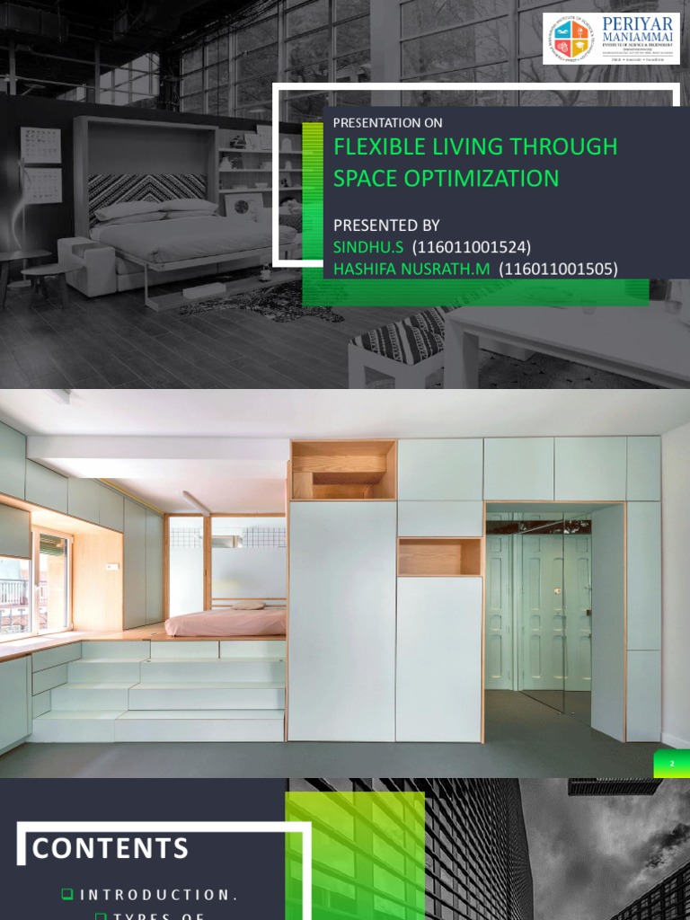 Flexible Living Through Space Optimization | PDF | Mathematical ...