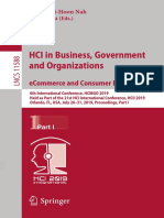 Hci in Business, Government and Organizations: Ecommerce and Consumer Behavior
