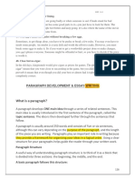 Paragraph Development PDF
