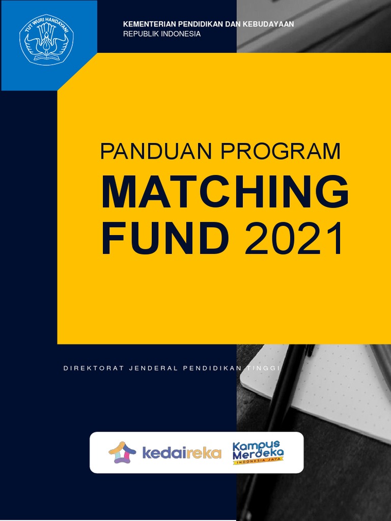 Panduan Program Matching Fund 2021 | PDF