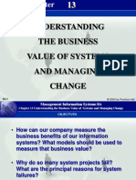 Understanding The Business Value of Systems and Managing Change