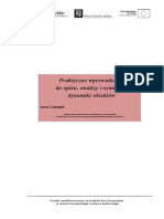 Praktyczne Wprowadzenie Do Opisu Analizy I Symulac PDF