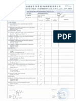 Falsework Internal Checklist Record