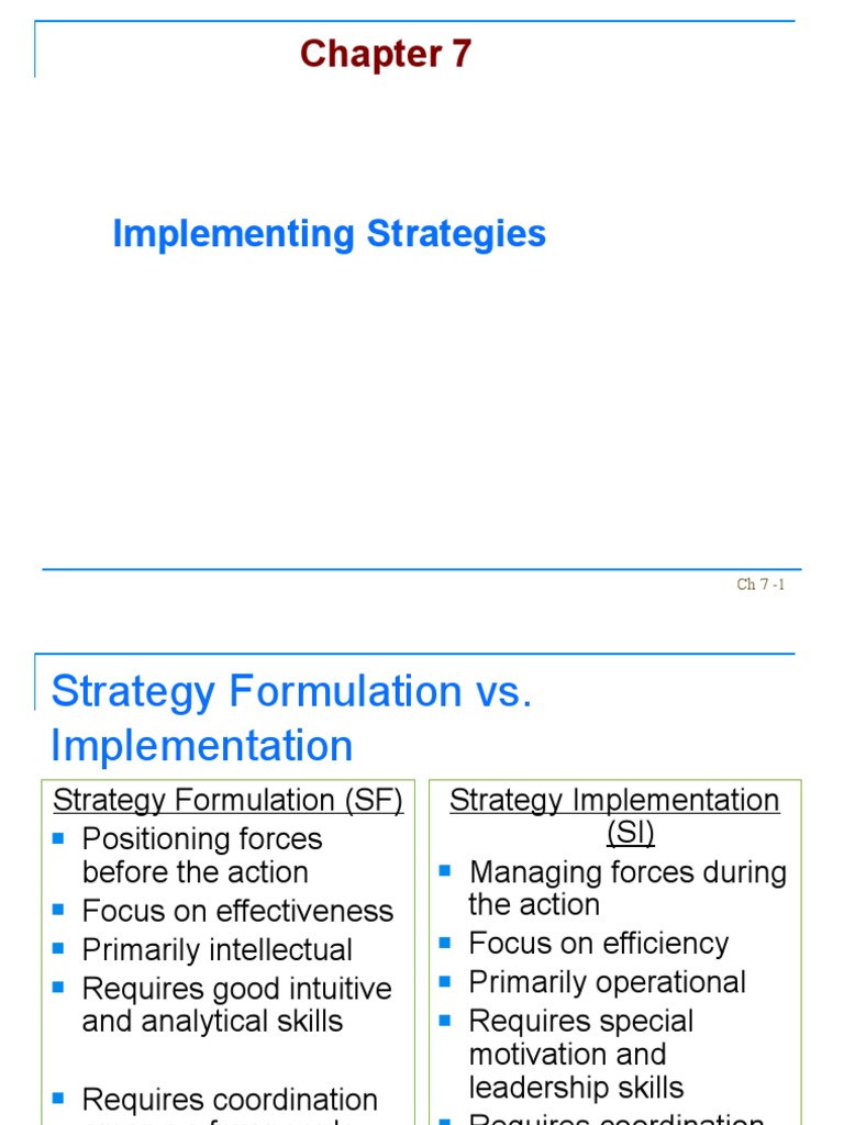 Chapter 7 | PDF | Organizational Structure | Strategic Management