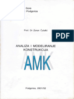 Analiza I Modeliranje Konstrukcija - Skripta - Prof. DR Zoran Ćulafić