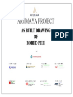 Arumaya Project As Built Drawing of Bored Pile