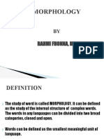 Morphology: Rahmi Fhonna, Ma