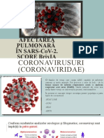 Afectarea Pulmonara in SARS-CoV-2