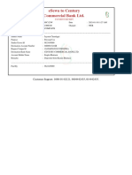 Esewa To Century Commercial Bank LTD.: Payment Receipt