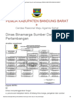 Dinas Binamarga Sumber Daya Air Dan Pertambangan Pemda Kabupaten Bandung Barat PDF