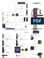 Onassis Digital Lock Brosur Page 1 and Page 2 PDF
