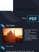 Presentation No. 2 - Music of India