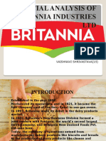 Financial Analysis of Britannia Industries LTD