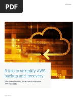 WP 8 Tips To Simplify AWS Backup and Recovery