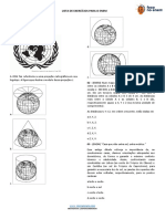 Cartografia Lista de Exercicios Geografia ENEM PDF