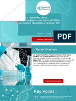 Global 1,4 - Butanediol (BDO), Polytetramethylene Ether Glycol (PTMEG) and Spandex Market Research Report 2021