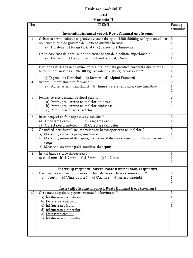 Test Modul II | PDF