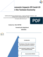 Socio-Economic Impacts of Covid-19 On The Tunisian Economy