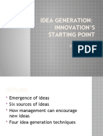 Generating Innovation: 6 Sources of Ideas