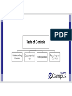 Tests of Controls: Understanding Controls Documentati On Testing Controls Reporting On Controls