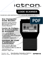 Actron Ford Code Scanner CP9015 Manual PDF