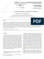 Community-Based Land Reform: Lessons From Scotland: John Bryden, Charles Geisler