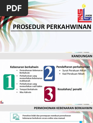 Procedure Kahwin  PDF