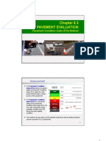 Pavement Evaluation: Pavement Condition Index (PCI) Method