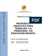 Milla Sanchez Arantxa TFG Educacion Infantil PDF