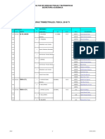 E1. Asignaturas Trimestrales. Fisica. 2016-T1: Facultad de Ciencias Fisicas Y Matematicas Secretaria Academica