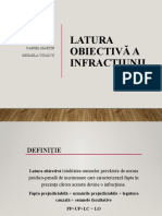 Latura Obiectiva A Infractiunii