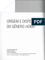 Origem e dispersao do genero homo (Monteiro Neto et al 2014)