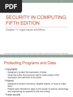 Security in Computing, Fifth Edition: Chapter 11: Legal Issues and Ethics