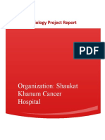 Organization: Shaukat Khanum Cancer Hospital: Sociology Project Report