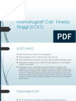 Kromatografi Cair Kinerja Tinggi (KCKT)
