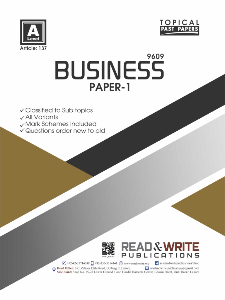 Business A Level Paper 1 Topical Past Pa PDF Social Enterprise