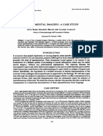 Loss of Mental Imagery A Case Study PDF