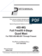 45D-MQ Full Freelift 4-Stage Quad Mast: Arts Manual