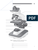 Figure 5.3 Diagram of A Binocular Compound Microscope.: Name Date Section