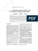 Legătura Dintre Betonul Cu Autocompactare Și Armare Bond - Between - Self - Compacting - Concrete - An PDF