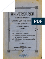 Aniversarea semicentenarului Liceului P. Rares - 1921